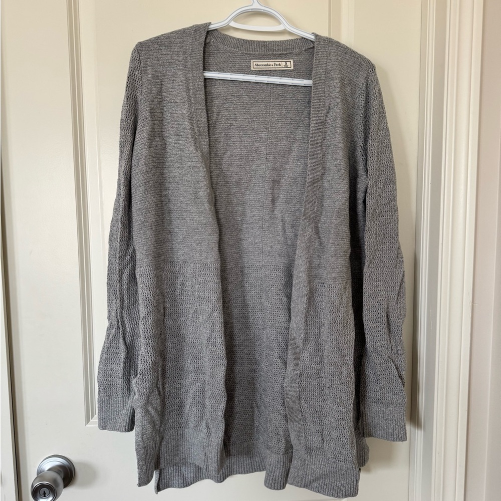 Abercrombie and Fitch Grey Cardigan